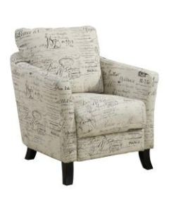 Monarch Specialties Natasha Accent Chair, Beige
