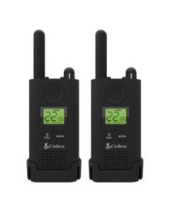 Cobra Pro Business CBA-PX500 Two-Way Radios, Black, Pack Of 2 Radios