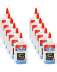 Elmers Washable Clear School Glue - 5 oz - 12 / Bundle - Clear