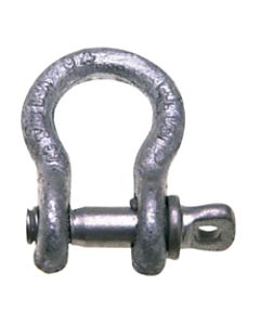 419 3/8in 1T Galvanized Zinc Carbon Anchor Shackle With Screw Pin