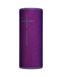Ultimate Ears BOOM 3 Portable Bluetooth Speaker System - Purple - 90 Hz to 20 kHz - 360 deg. Circle Sound - Battery Rechargeable