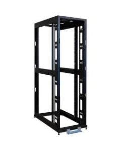 Tripp Lite 42U 4-Post Open Frame Rack Cabinet 36in Depth No Sides or Doors - 42U Rack Height x 19in Rack Width - Black - 2250 lb Dynamic/Rolling Weight Capacity - 3000 lb Static/Stationary Weight Capacity