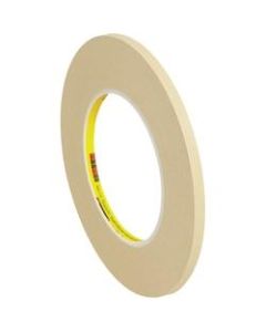 3M 231 Masking Tape, 3in Core, 0.25in x 180ft, Tan, Case Of 12