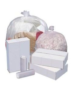 Highmark High-Density Can Liners, 12 Mic, 33 Gallons, 33in x 40in, Natural, Box Of 250