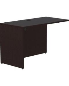 Lorell Essentials 48inW Desk Return, Espresso