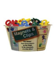 Adams Magnet Man Magnets, 1in, Multicolor, Pack Of 40