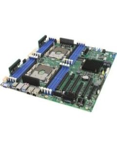 Intel S2600STBR Server Motherboard - Intel Chipset - Socket P - Intel Optane Memory Ready - SSI EEB - 2 TB DDR4 SDRAM Maximum RAM - DIMM, RDIMM, LRDIMM - 16 x Memory Slots - 12 x SATA Interfaces