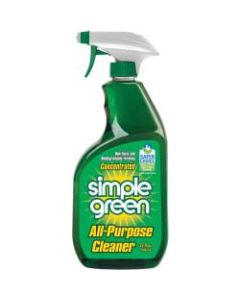 Simple Green All-Purpose Concentrated Cleaner - Concentrate Liquid - 32 fl oz (1 quart) - 12 / Carton - Green