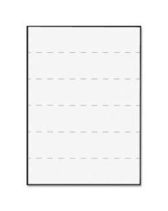 Tabbies Permanent Transcription Label Sheets, Ruled, TAB59531, White, Box Of 100