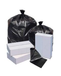 Highmark Linear 0.35-mil Low Density Can Liners, 12 - 16 Gallons, 24in x 32in, Black, Box Of 1000