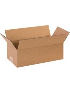 Office Depot Brand Long Corrugated Boxes, 12in x 5in x 4in, Kraft, Pack Of 25 Boxes
