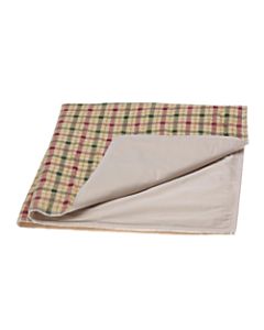 Triumphant Reusable Underpads, 30in x 36in, Tan Plaid, Case Of 12