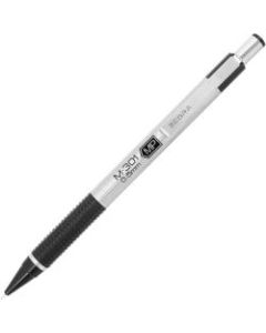 Zebra Pen M-301 Stainless Steel Mechanical Pencils - 0.5 mm Lead Diameter - Refillable - Black Stainless Steel Barrel - 12 / Dozen