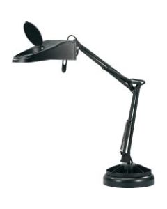 Lorell LED Architect-style Magnifying Lamp, Black