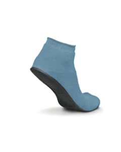 Sure-Grip Terrycloth Slippers, Medium, Light Blue, Case Of 12 Pairs