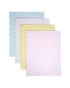 TUL Discbound Notebook Refill Pages, Letter Size, Narrow Ruled, 50 Sheets, Assorted Colors