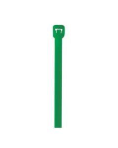 Office Depot Brand Colored Cable Ties, 40 Lb, 8in, Green, Case Of 1,000 Ties