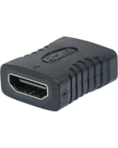 Manhattan HDMI A Female to A Female, Straight Connection - 1 x HDMI (Type A) Female Digital Audio/Video - 1 x HDMI (Type A) Female Digital Audio/Video - Black