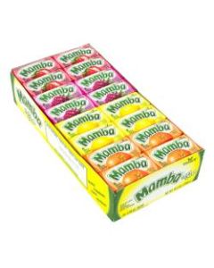 Mamba Fruit Chews, 6 Pieces Per Bar, Box Of 48 Bars