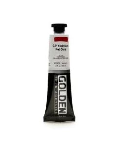 Golden OPEN Acrylic Paint, 2 Oz Tube, Cadmium Red Dark (CP)