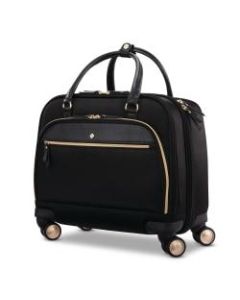 Samsonite Spinner Mobile Office Overnighter Bag With 15.6in Laptop Pocket, Black