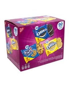 Nabisco Cookie Variety Pack, 44.8 Oz, Box Of 60 Packs