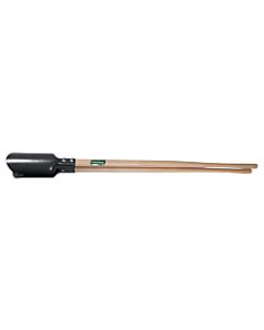 UnionTools Atlas Post Hole Digger with Straight Wood Handles, 5-1/2in Point Spread