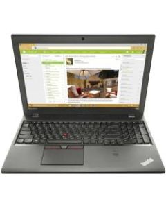 Lenovo ThinkPad T560 20FH001RUS 15.6in Notebook - 1920 x 1080 - Intel Core i5 (6th Gen) i5-6300U Dual-core (2 Core) 2.40 GHz - 8 GB RAM - 256 GB SSD - Black - Windows 7 Professional - Intel HD Graphics 520