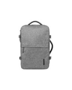 Incase EO Carrying Case (Backpack) for 17in Notebook - Heather Gray - Weather Resistant - 300D Polyester - Shoulder Strap - 18.5in Height x 12.8in Width x 6.3in Depth