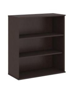 Bush Business Furniture Easy Office 3 Shelf Bookcase, 48inH, Mocha Cherry, Standard Delivery