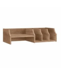 Bush Furniture Salinas Desktop Organizer With Shelves, Reclaimed Pine, Standard Delivery