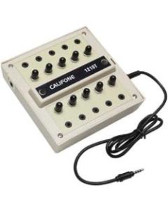 Califone 2-Way 10-Position Stereo Jackbox - 10in Width x 5in Height x 10in Length - 1 - Beige - ABS Plastic