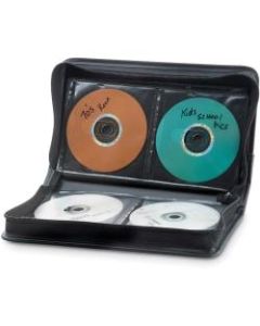 Verbatim CD/DVD Storage Wallet ­64 ct. Black - Wallet - Black - 64 CD/DVD