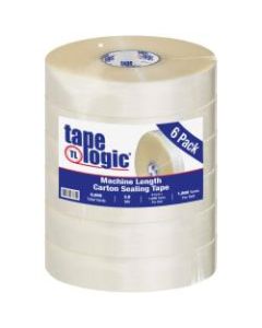 Tape Logic #1000 Hot Melt Tape, 2in x 1,000 Yd., Clear, Case Of 6