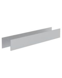 Mayline Gray Laminate Conference Table Modesty Panel - Contemporary - 12in Width x 82.4in Depth x 11in Height - Steel - Gray, Silver, Laminate
