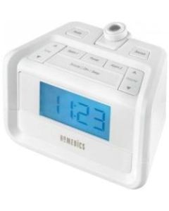 HoMedics SoundSpa SS-4520 Desktop Clock Radio - 2 x Alarm - FM - Projector - Battery Built-in