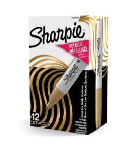 Sharpie Metallic Ink Chisel Tip Permanent Markers - Chisel Marker Point Style - 1 Each