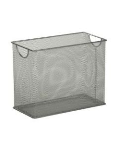 Honey-Can-Do Tabletop Hanging File Organizer, 9 7/8inH x 12 1/2inW x 5 1/2inD, Silver