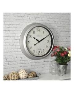 FirsTime & Co. Rustic Porch Outdoor Wall Clock
