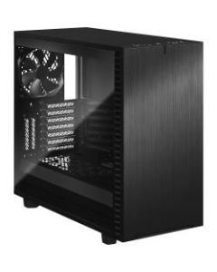 Fractal Design Define 7 Black TG Light Tint - Mid-tower - Black - Steel, Anodized Aluminum, Tempered Glass - 9 x Bay - 4 x 5.51in x Fan(s) Installed - 0 - ATX, EATX, Micro ATX, Mini ITX Motherboard Supported