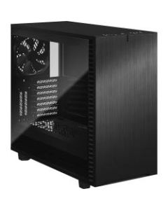 Fractal Design Define 7 Black TG Dark Tint - Mid-tower - Black - Steel, Anodized Aluminum, Tempered Glass - 9 x Bay - 4 x 5.51in x Fan(s) Installed - 0 - ATX, EATX, Micro ATX, Mini ITX Motherboard Supported - 9 x Fan(s) Supported