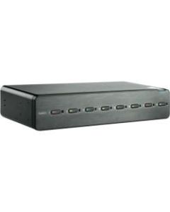 Linksys Advanced Secure 8-Port Dual-Head DVI-I KVM - 8 Computer(s) - 1 Local User(s) - 2560 x 1600 - 2 x PS/2 Port - 19 x USB - 16 x DVI - Desktop