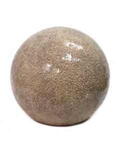 Simple Designs 1-Light Mosaic Stone Ball Table Lamp, 7-3/4inH, Champagne
