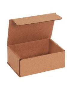 Office Depot Brand Corrugated Mailers, 2-1/2inH x 4-1/2inW x 6-1/2inD, Kraft, Bundle Of 50 Mailers