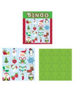 Amscan Christmas Bingo, Multicolor, Pack Of 3 Games