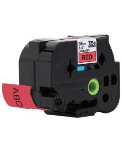 Brother P-Touch TZe-461 Label Tape, 1-7/16in x 26-1/4ft, Black/Red