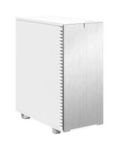 Fractal Design Define 7 Compact Computer Case - Mid-tower - White - Brushed Aluminum - 4 x Bay - 2 x 4.72in , 5.51in x Fan(s) Installed - 0 - ATX, Micro ATX, Mini ITX Motherboard Supported
