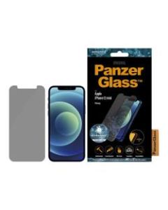 PanzerGlass Privacy - Screen protector for cellular phone - with privacy filter - crystal clear - for Apple iPhone 12 mini