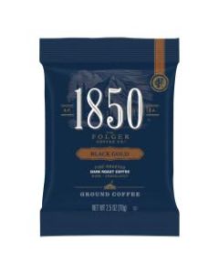 Folgers 1850 Coffee Fraction Single-Serve Packs, Black Gold, Carton Of 24