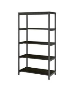 Ameriwood Home Kayden 5-Shelf Bookcase, Medium Oak